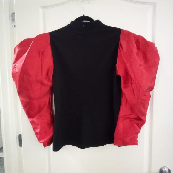 Why Dress Puff Sleeve shirt - Picture 3 of 5